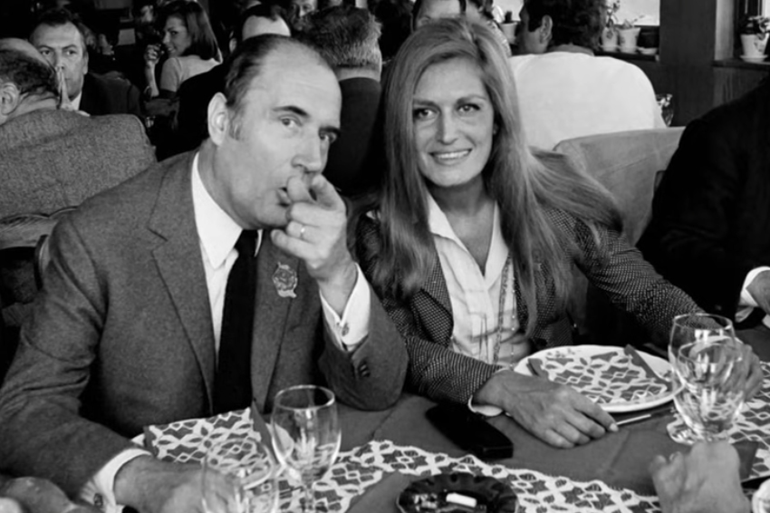 Dalida et François Mitterrand